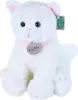 Plüsch weiße Katze 25 cm umweltfreundlich Produktbild-Vorschau 2