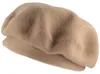 Kopka Steg-Baskenmütze aus reinem Cashmere in beige