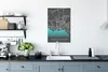 MuchoWow® Poster Stadtplan - Deutschlandkarte - Blau - Produktbild-Vorschau 3