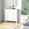 HOMCOM Kommode, bijzettafel met 5 lades, dressoir met Productafbeelding-voorbeeld 2