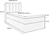 MR GROUP Boxspringbett BARI 80x200cm links Kinderbett Produktbild-Vorschau 6