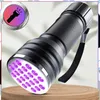 Mini torcia UV 21 LED 395nm rilevatore alluminio compatta Anteprima dell’immagine prodotto 5