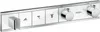 Hansgrohe RainSelect, Waschbecken, Chrom, Weiß Produktbild-Vorschau 1