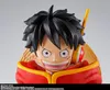 Close-up of a Monkey D. Luffy action figure. Podgląd zdjęcia produktu