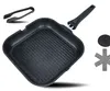 DIVORY Grillpfanne 28x28cm mit Ausguss und abnehmbaren Produktbild-Vorschau 1