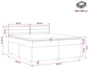 vidaXL Boxspringbed met matras, donkergrijs, 200 x 200 cm, Productafbeelding-voorbeeld 8