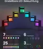 VASAGLE Nachttisch mit einstellbarer LED, Beistelltisch mit Produktbild-Vorschau 5