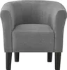 Fauteuil 'Jelgava' 70x70x58 cm Textile Gris clair Voir les images du produit 4