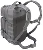 A gray backpack shown from the side and back. Náhled obrázku produktu