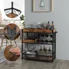 KOMFOTTEU Wózek do serwowania z wyjmowaną tacą, wózek Podgląd zdjęcia produktu 6