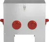 vidaXL Mangiatoia per polli argento 40,5 x 25 x 38 cm Anteprima dell’immagine prodotto 4