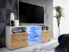 Komodee | TV-Schrank mit 3 Glasböden und 2 Türen Urbino, Produktbild-Vorschau 2
