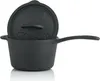 BBQ-Toro Gusseisen Stielkasserolle mit Deckel | 2 Liter | Produktbild-Vorschau 6