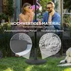 Sonnenschirmständer aus Beton Schirmständer Halbrund Produktbild-Vorschau 5