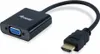 Equip HDMI Adapter VGA mit Audio schwarz Produktbild-Vorschau 2
