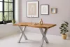 Esstisch Baumkante Akazie massiv 50mm Natur 140 x 80 cm Produktbild-Vorschau 1