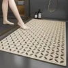40x70cm khaki sprchová rohož s přísavkami, odtokové otvory, Náhled obrázku produktu 1