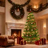 UISEBRT 15m Weihnachtsgirlande Tannengirlande mit Schleife Produktbild-Vorschau 8