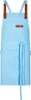 Latzschürze Canvas 70 x 80 cm light blue : light blue : Produktbild-Vorschau 4