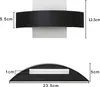ZMH LED Wandleuchte Innen Wandlampe Wohnzimmer 6W aus Acryl Produktbild-Vorschau 3