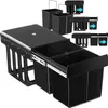 tectake® Abfallsammler Ashlyn, 2-fach Trennung, 30L, Produktbild-Vorschau 9