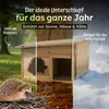 Moorland Igelhaus Winterfest Überwinterungs Holz, 32×26 cm Produktbild-Vorschau 3