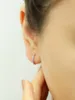 0,14 Carat Diamant Creolen 585`er 14 Karat Weißgold Produktbild-Vorschau 1