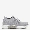 Damen Stoff-Sneakers - Grau, leichte Freizeitschuhe, Größe Produktbild-Vorschau 1