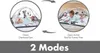 Two circular images showing a baby playing on a play gym in different configurations, with text indicating "2 Modes". Náhled obrázku produktu