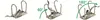 Three images of a binder mechanism showing different opening angles. Voir les images du produit