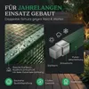 HomeLuxWorld Garten Komposter Metall 750L 100x100x75 cm Produktbild-Vorschau 2