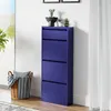 Carrello porta scarpe 'Sokndal' con 4 sportelli in metallo Anteprima dell’immagine prodotto 2