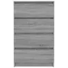 vidaXL Sideboard Grau Sonoma 60x35x98,5 cm Holzwerkstoff Produktbild-Vorschau 11