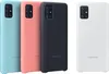 Four phone cases in different colors are displayed side-by-side against a white background. Anteprima dell’immagine prodotto