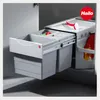 Hailo Rondo 2 plus. Collecteur de déchets, gris clair.  - Voir les images du produit 10
