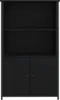 vidaXL Highboard Black 62x32x103,5 cm odvodený výrobok z Náhľad obrázku produktu 5