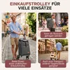 Sekey 3 w 1 – aluminiowy wózek na zakupy, składany, z Podgląd zdjęcia produktu 3