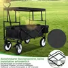 Faziango Bollerwagen Faltbar mit Dach Handwagen Produktbild-Vorschau 5