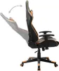 vidaXL Gaming-Stuhl Schwarz und Orange Kunstleder Produktbild-Vorschau 4