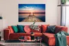 MuchoWow® Poster Steg - Wasser - Sonnenuntergang - Rosa - Produktbild-Vorschau 2