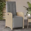 An outdoor patio scene with a chair and a small table. Podgląd zdjęcia produktu