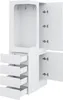 Kleiderschrank 70 x 40 x 170, mit Schubladen und Produktbild-Vorschau 8