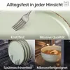 PURE LIVING Geschirrset Rustic aus Steingut, 24-tlg., für 6 Produktbild-Vorschau 4