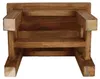 Tabouret en bois Ranch 30x20x20cm Tabouret en bois Tabouret Voir les images du produit 10