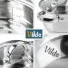 Vilde | Garnek na indukcję 1 L z szklaną pokrywką - Stal Podgląd zdjęcia produktu 4