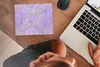 MuchoWow® Mauspad Mousepad Marmor - Lila - Muster 23x19 cm Produktbild-Vorschau 3
