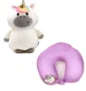 Cuscino da viaggio e peluche Unicorno 2 in 1 Anteprima dell’immagine prodotto 1