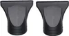 2er-Pack schwarze, professionelle Haartrockner-Diffusoren Produktbild-Vorschau 1