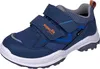 A single blue Superfit shoe with orange accents and white sole, presented against a white background. Produktbild-Vorschau