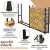 Kovový stojan na dřevo ke krbům 223cm x 25cm x 115cm Náhled obrázku produktu 7